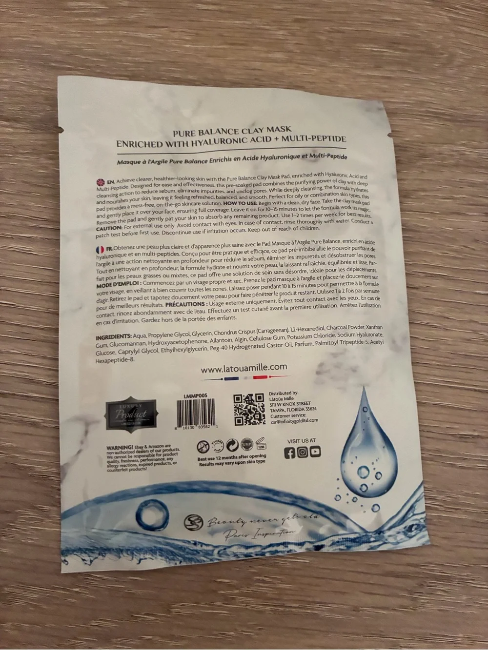 Lâtoua Mille Pure Balance Clay Mask